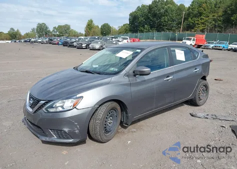 2017 Nissan Sentra S из США, поврежденный, VIN 3N1AB7AP2HY282794